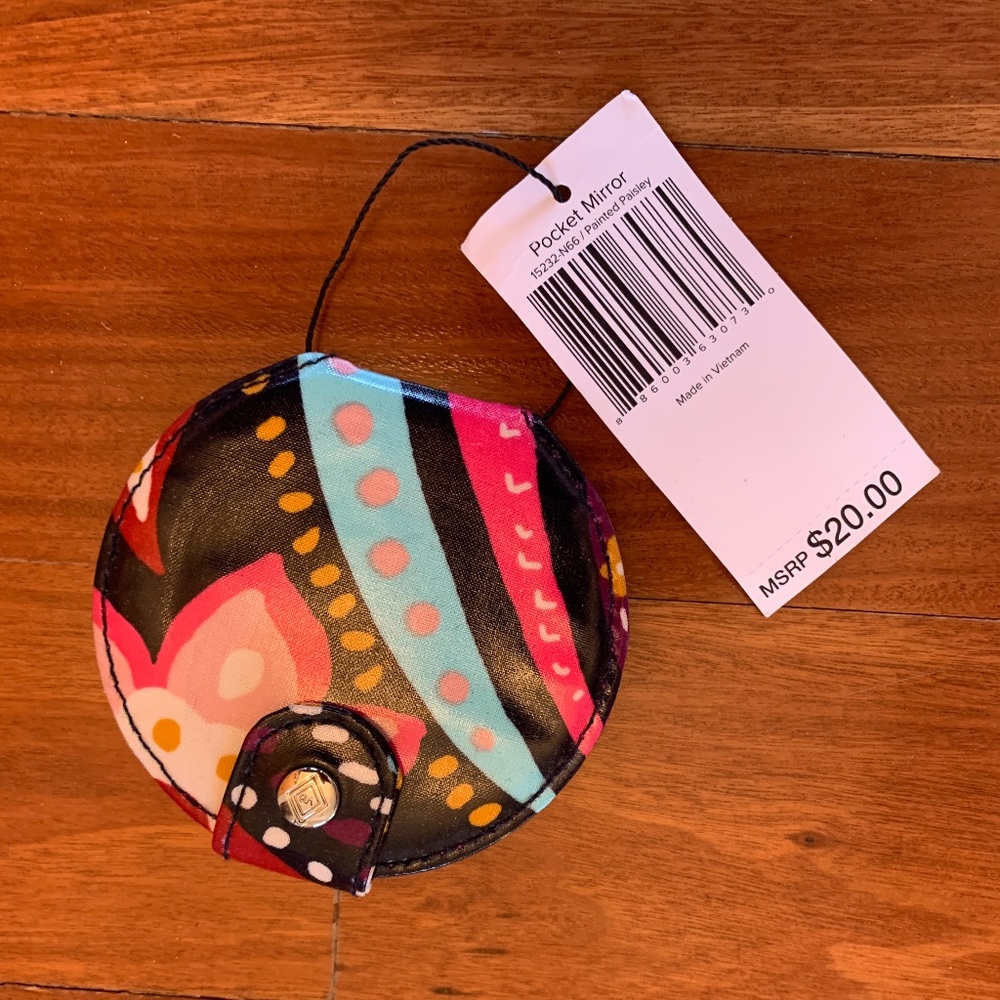 Vera Bradley pocket mirror